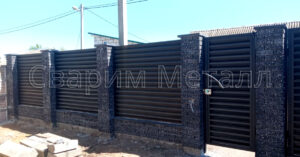 Забор калитка Жалюзи Костюковка