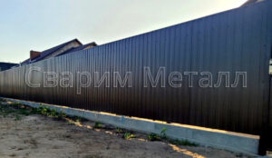 Забор профлист