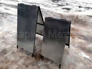 Малы большой черные рекламные стенды