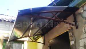 козырек из поликарбоната недорого