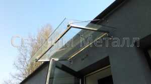 козырек из стекла