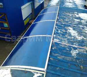 козырек из поликарбоната недорого