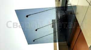 козырек из стекла недорого