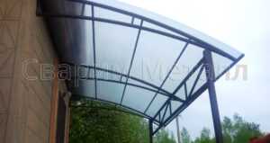 козырек из поликарбоната недорого