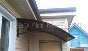 козырек из поликарбоната недорого