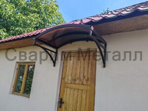 Козырек из поликарбоната 2