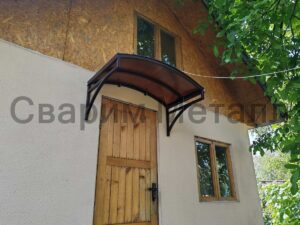 Козырек из поликарбоната 3
