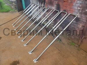 Велопарковки л образные нержавеющая сталь