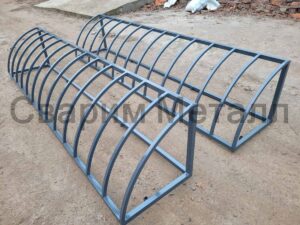 Велопарковки серые металл