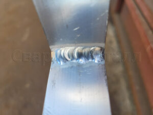 Алюминий сварочный шов