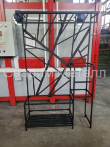 Полимерная покраска прихожая 9005 муар