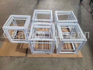 Полимерная покраска пуфики 9003 муар