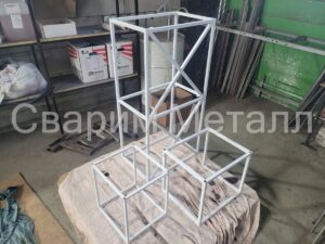 Порошковая покраска лофт мебели 9003 муар