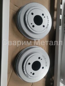 Порошковая покраска тормозных дисков в серебро