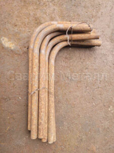 Гибка круглой трубы 40мм в г образ