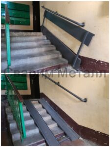 Пандус откидной в подъезд