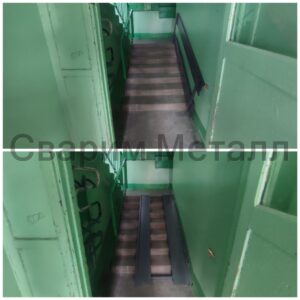 Пандус откидной в подъезд 3