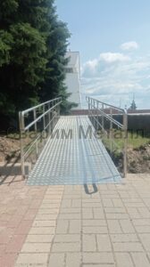 Пандус стационарный нержавейка