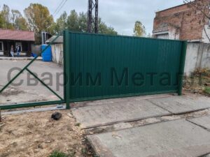 Откатные ворота под заказ