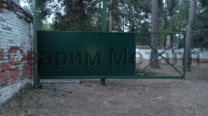 Откатные ворота проезд