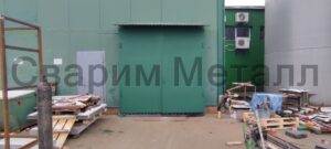 Ворота гаражные из металла 3