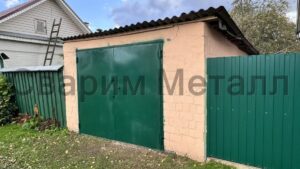 Ворота гаражные из металла 4