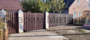 Ворота распашные калитка забор