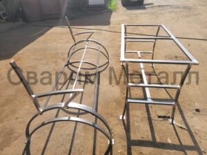 Металлокаркасы садовой мебели