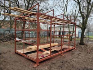 Металлокаркас павильона